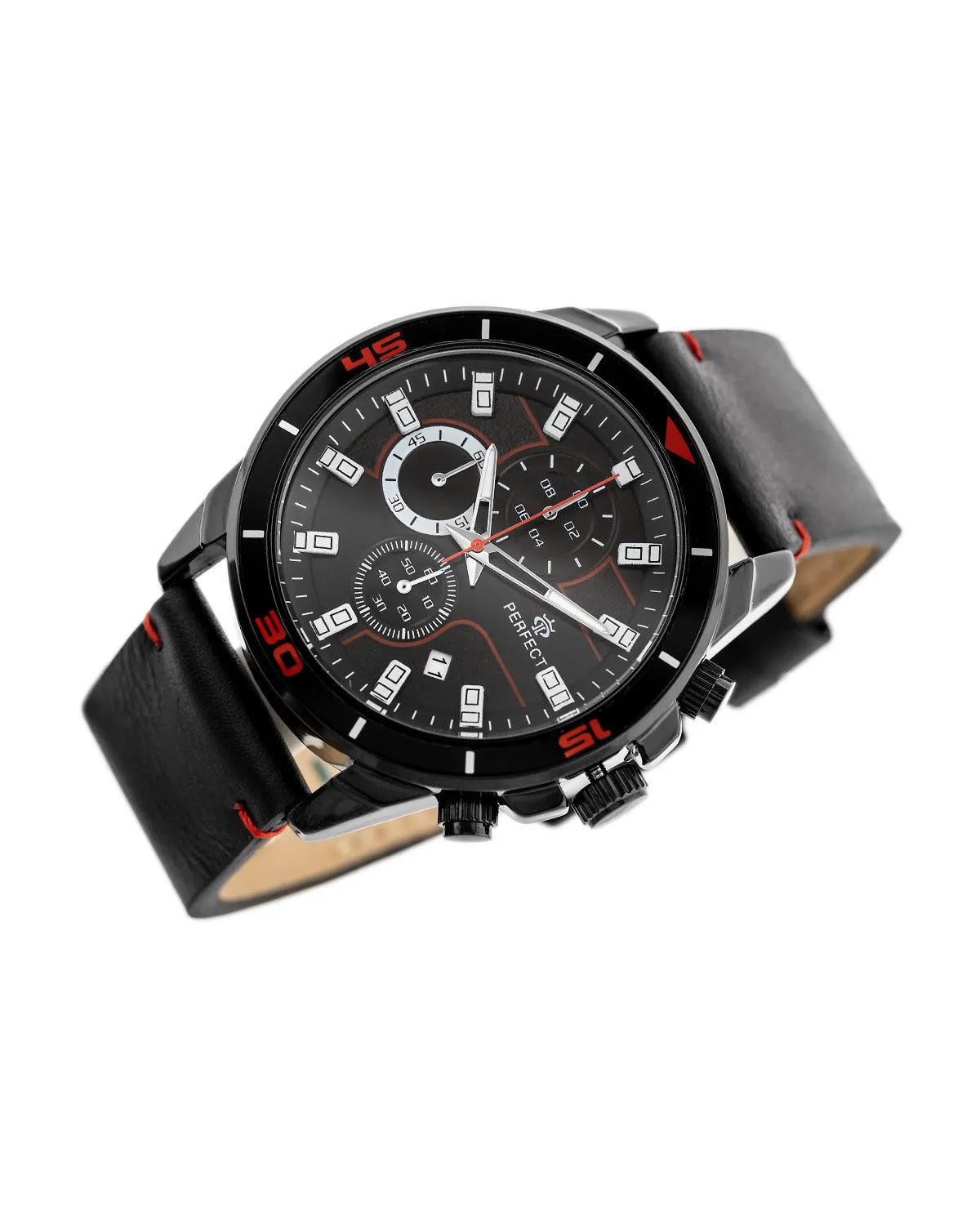 ZEGAREK MĘSKI PERFECT CH02L - CHRONOGRAF (zp351d) + BOX ZEGAREK MĘSKI PERFECT CH02L - CHRONOGRAF (zp351d) + BOX