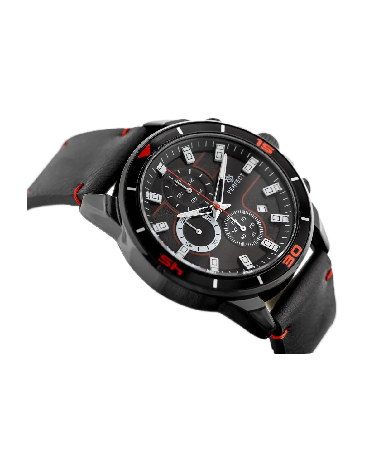 ZEGAREK MĘSKI PERFECT CH02L - CHRONOGRAF (zp351d) + BOX ZEGAREK MĘSKI PERFECT CH02L - CHRONOGRAF (zp351d) + BOX