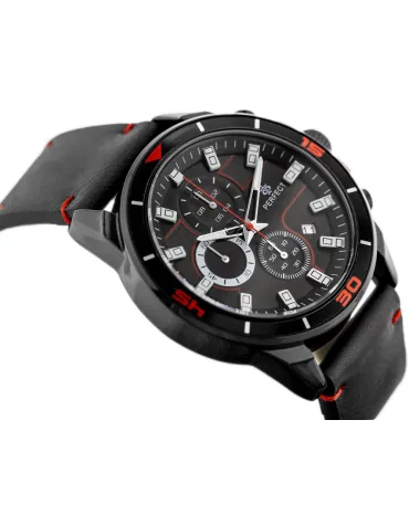 ZEGAREK MĘSKI PERFECT CH02L - CHRONOGRAF (zp351d) + BOX ZEGAREK MĘSKI PERFECT CH02L - CHRONOGRAF (zp351d) + BOX