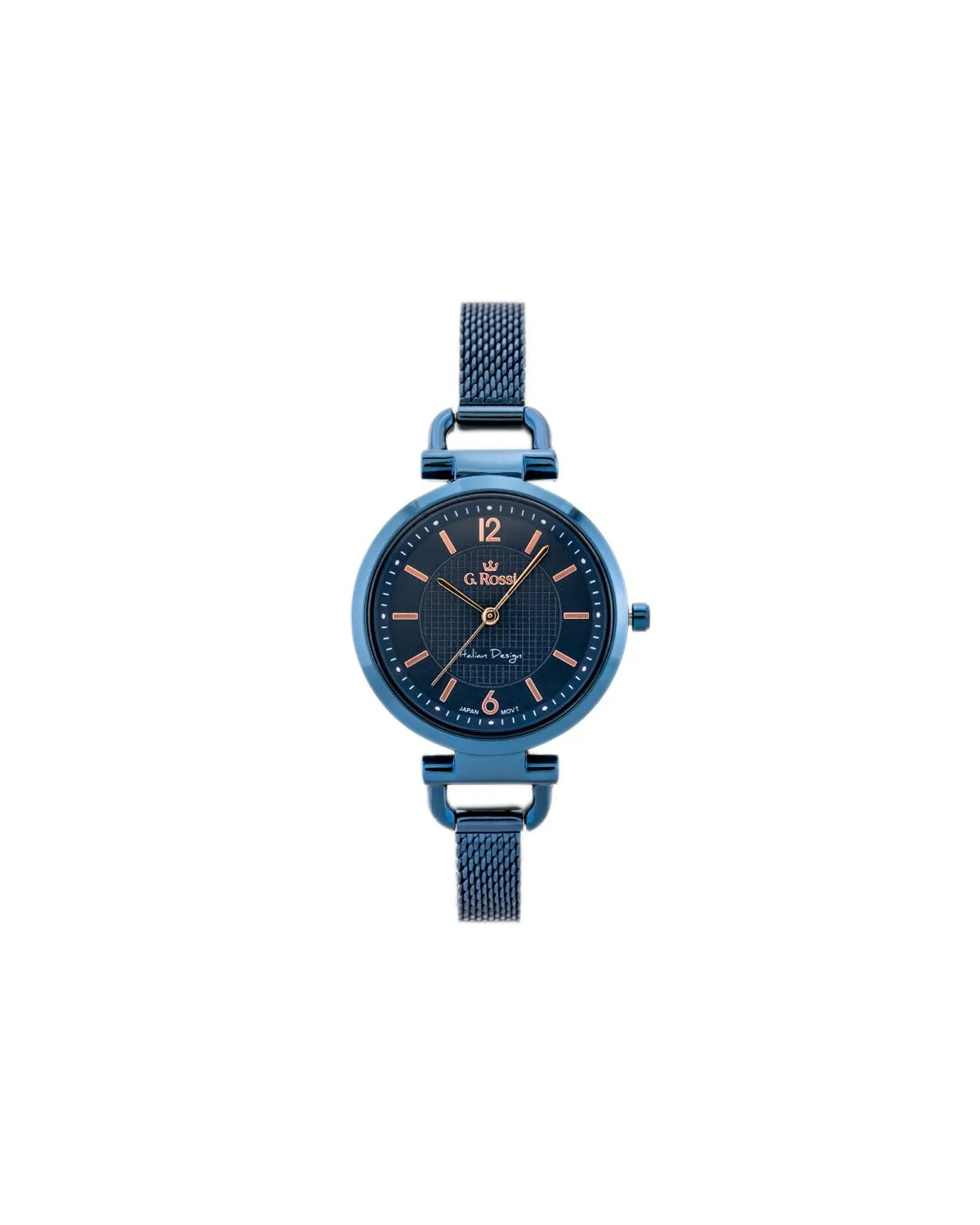 ZEGAREK G. ROSSI - LESTI - 3652B (zg772h) - blue + BOX