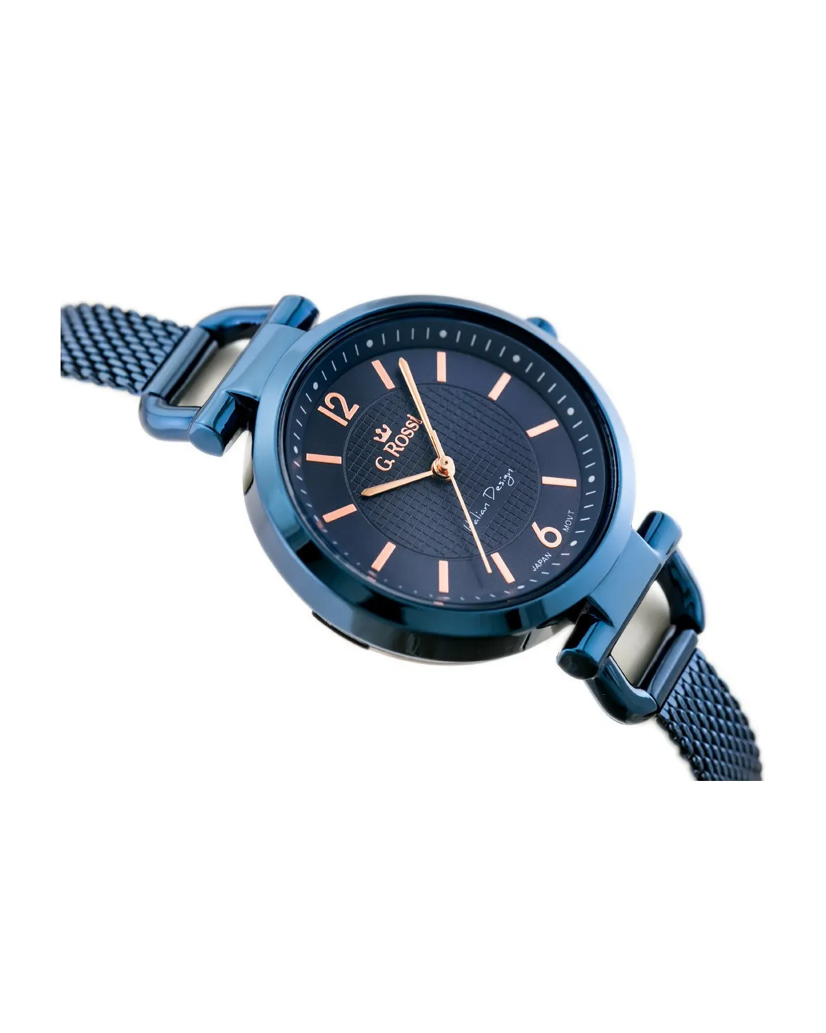 ZEGAREK G. ROSSI - LESTI - 3652B (zg772h) - blue + BOX