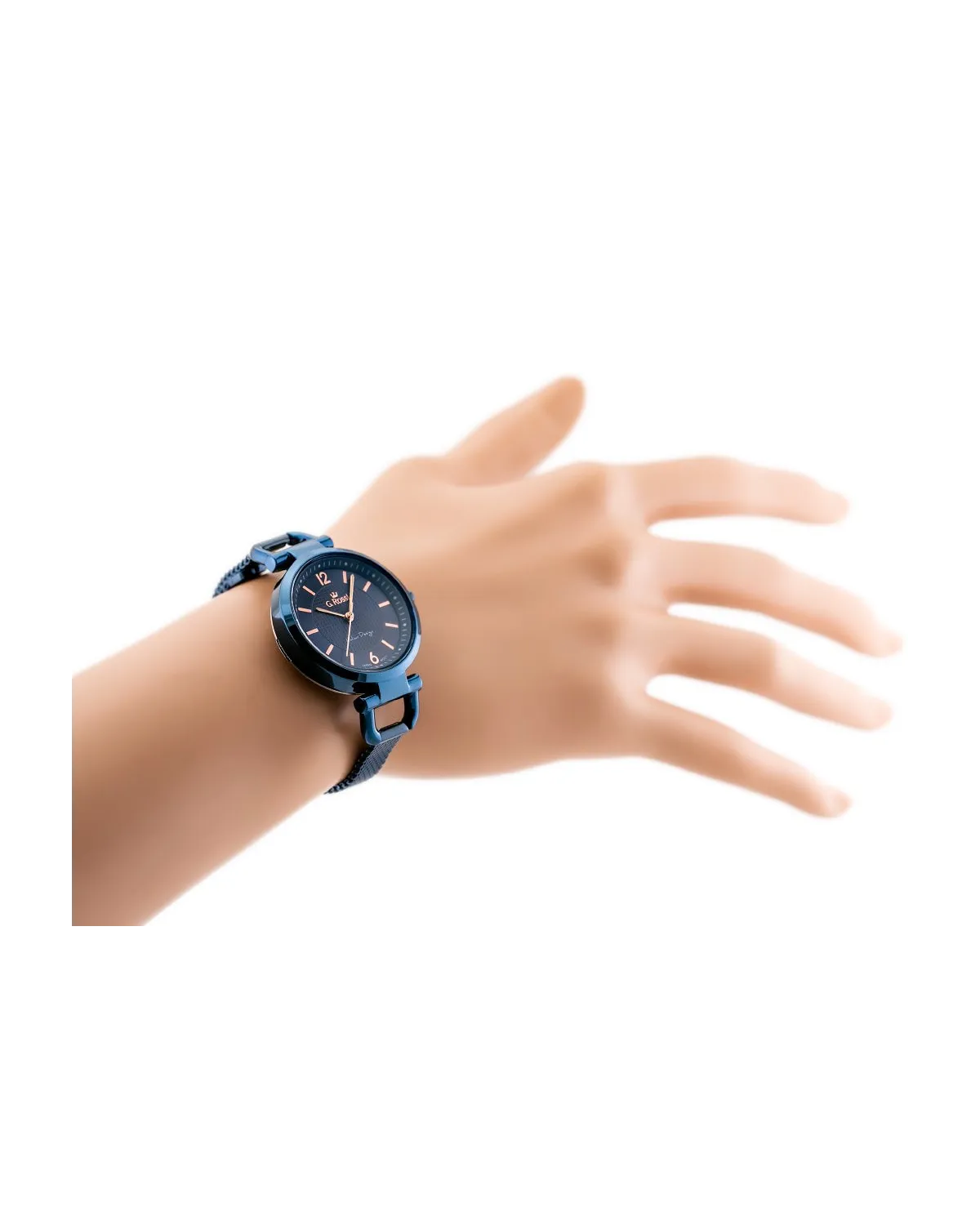ZEGAREK G. ROSSI - LESTI - 3652B (zg772h) - blue + BOX