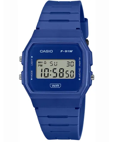 ZEGAREK MĘSKI CASIO F-91WB-2A1DF + BOX