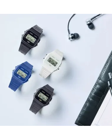 ZEGAREK MĘSKI CASIO F-91WB-2A1DF + BOX ZEGAREK MĘSKI CASIO F-91WB-2A1DF + BOX