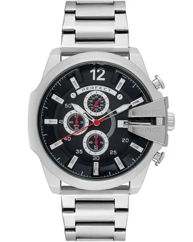 ZEGAREK MĘSKI PERFECT M513CH-03 - CHRONOGRAF (zp387c) + BOX