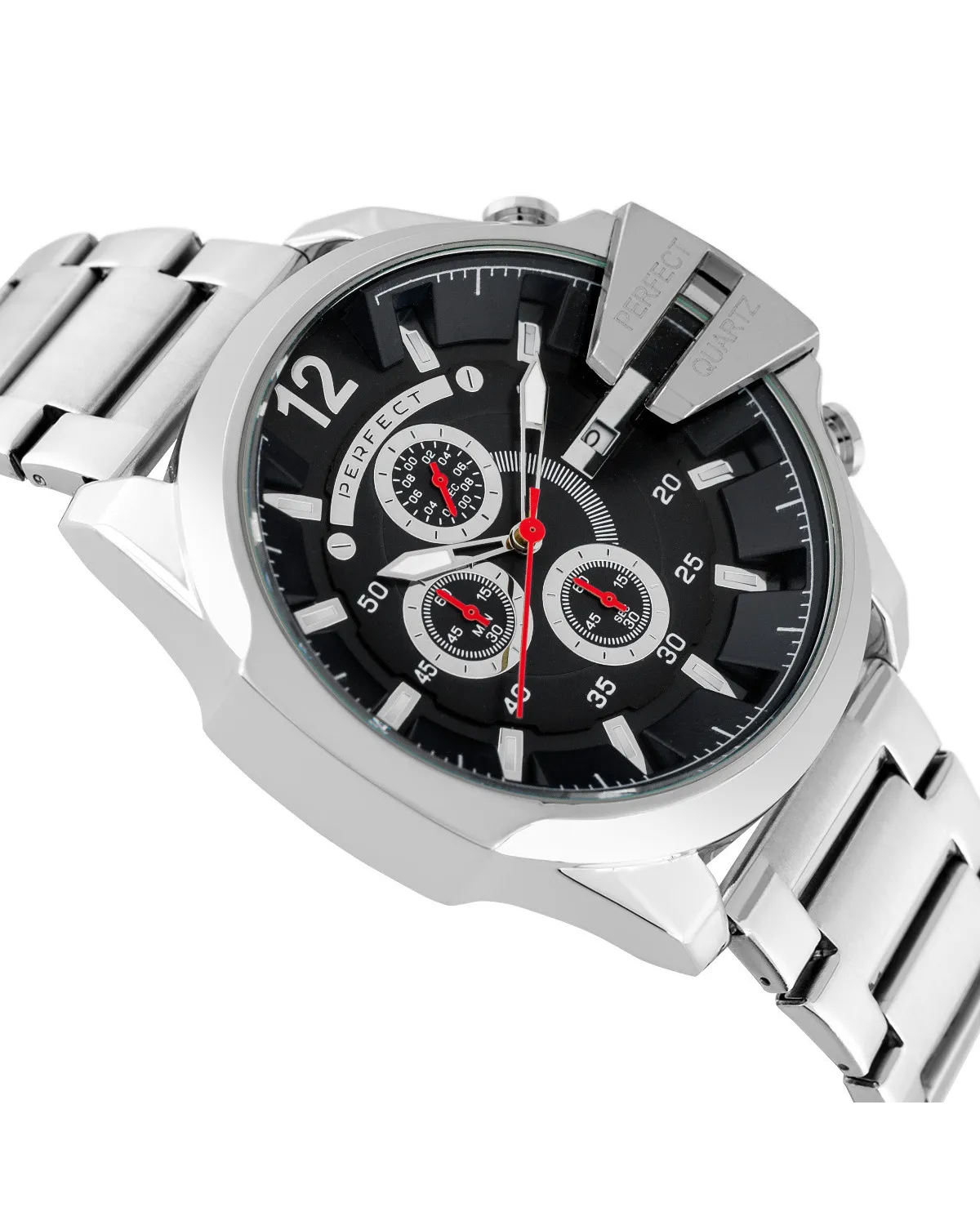 ZEGAREK MĘSKI PERFECT M513CH-03 - CHRONOGRAF (zp387c) + BOX