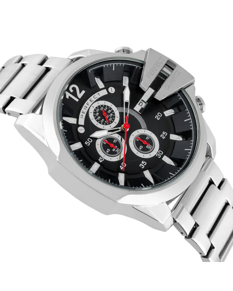 ZEGAREK MĘSKI PERFECT M513CH-03 - CHRONOGRAF (zp387c) + BOX