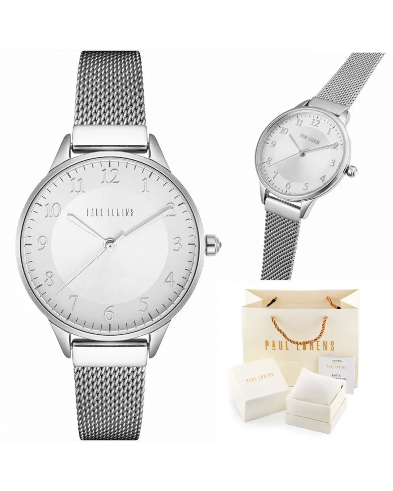 ZEGAREK DAMSKI PAUL LORENS - PL12189B-3C1 (zg550b) + BOX
