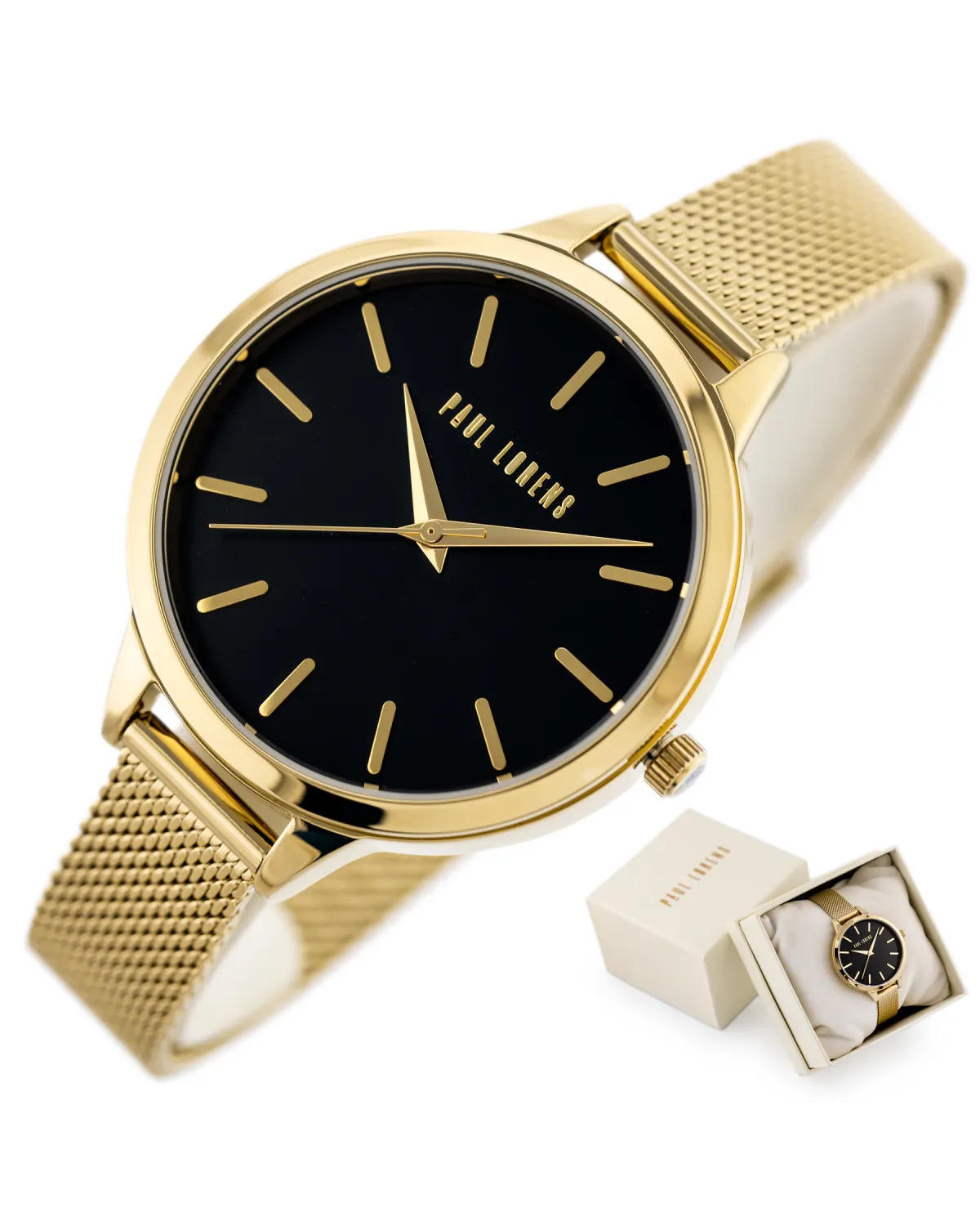 ZEGAREK DAMSKI PAUL LORENS - PL10296B-1D1 (zg506d) + BOX