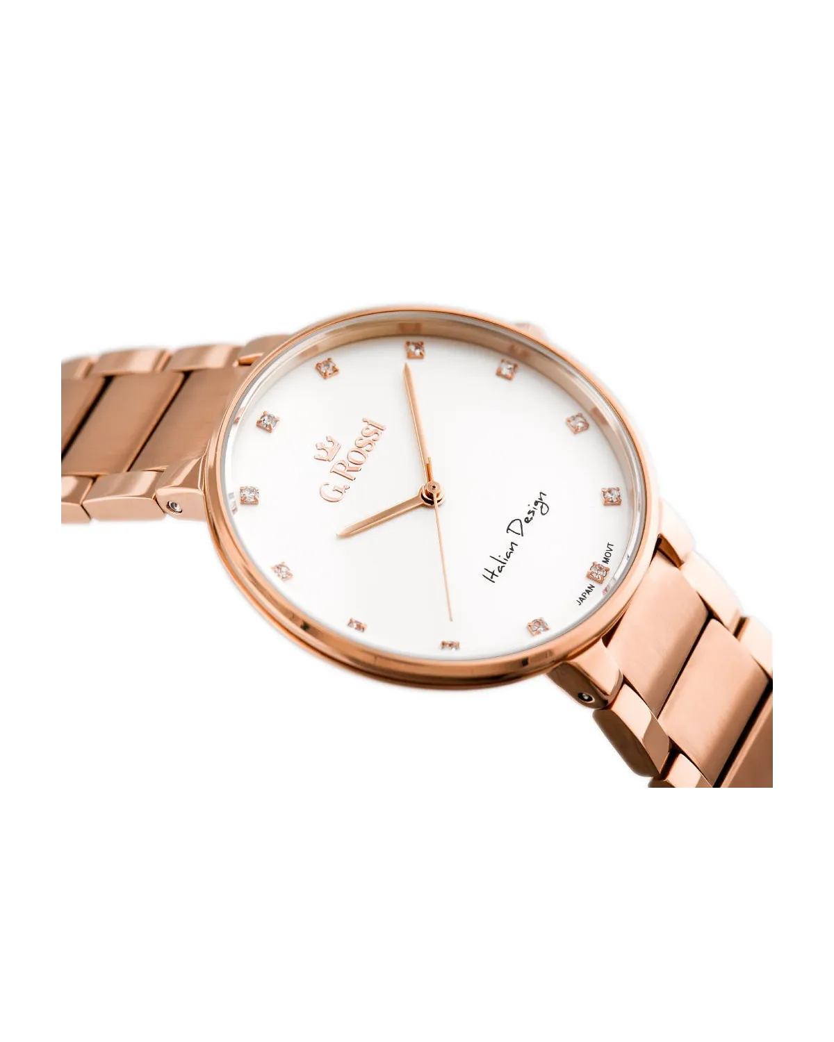 ZEGAREK G. ROSSI - 11155B2-3D3 (zg784e) r.gold + BOX