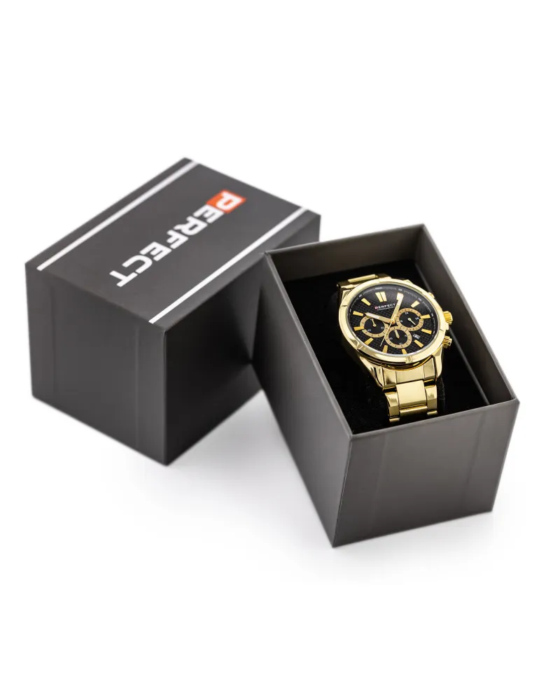 ZEGAREK MĘSKI PERFECT M501CH-06 - CHRONOGRAF (zp381b) + BOX