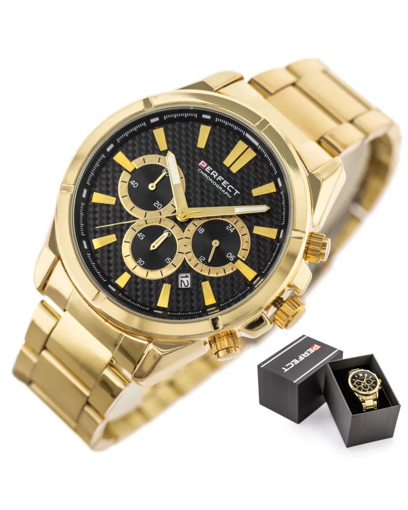 ZEGAREK MĘSKI PERFECT M501CH-06 - CHRONOGRAF (zp381b) + BOX