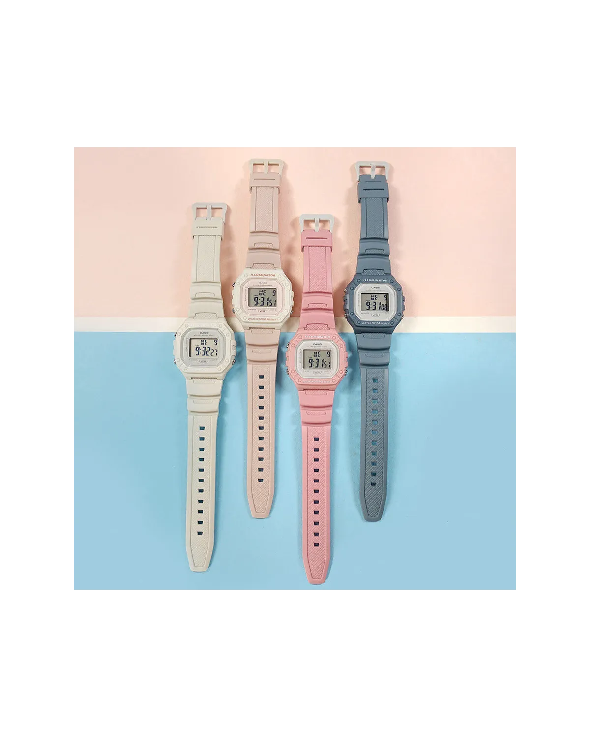 ZEGAREK UNISEX CASIO W-218HC-8A + BOX (zd208e)