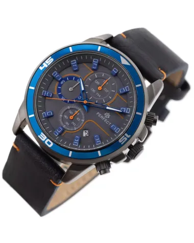 ZEGAREK MĘSKI PERFECT CH02L - CHRONOGRAF (zp351j) + BOX