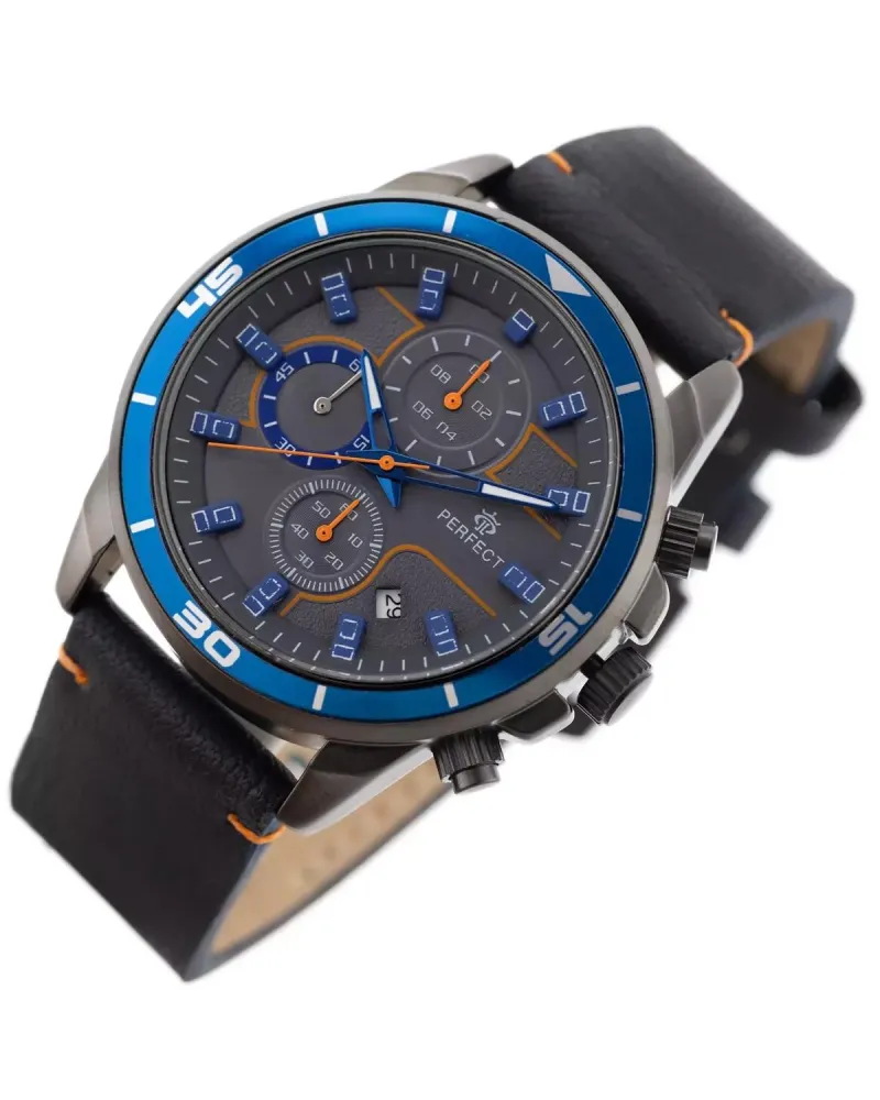 ZEGAREK MĘSKI PERFECT CH02L - CHRONOGRAF (zp351j) + BOX