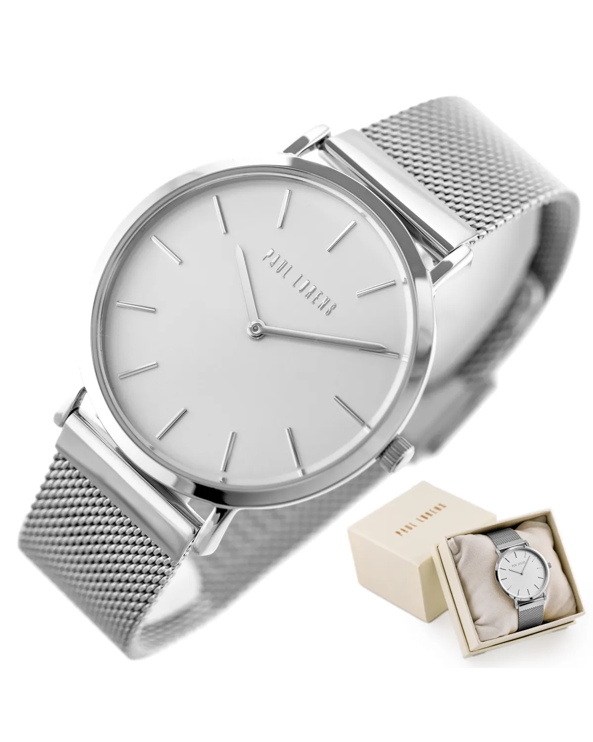 ZEGAREK DAMSKI PAUL LORENS - PL10771B-3C1 (zg508a) + BOX
