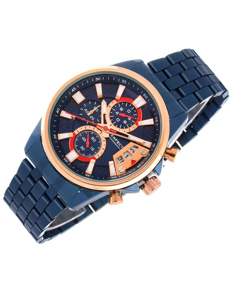 ZEGAREK MĘSKI PERFECT M504CH-06 - CHRONOGRAF (zp383d) + BOX ZEGAREK MĘSKI PERFECT M504CH-06 - CHRONOGRAF (zp383d) + BOX
