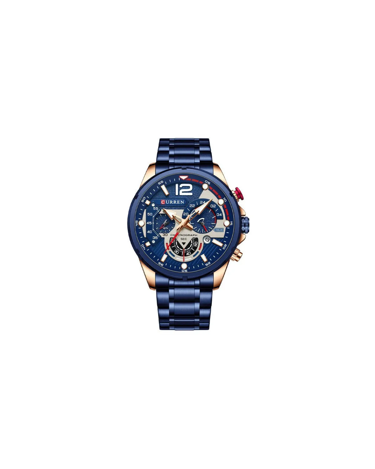 ZEGAREK MĘSKI CURREN 8395 (zc019e) - CHRONOGRAF