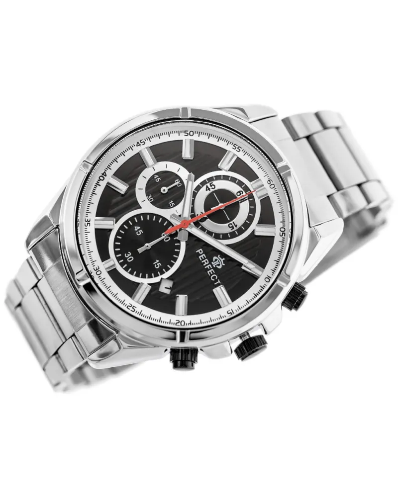 ZEGAREK MĘSKI PERFECT CH03M - CHRONOGRAF (zp358a) + BOX ZEGAREK MĘSKI PERFECT CH03M - CHRONOGRAF (zp358a) + BOX