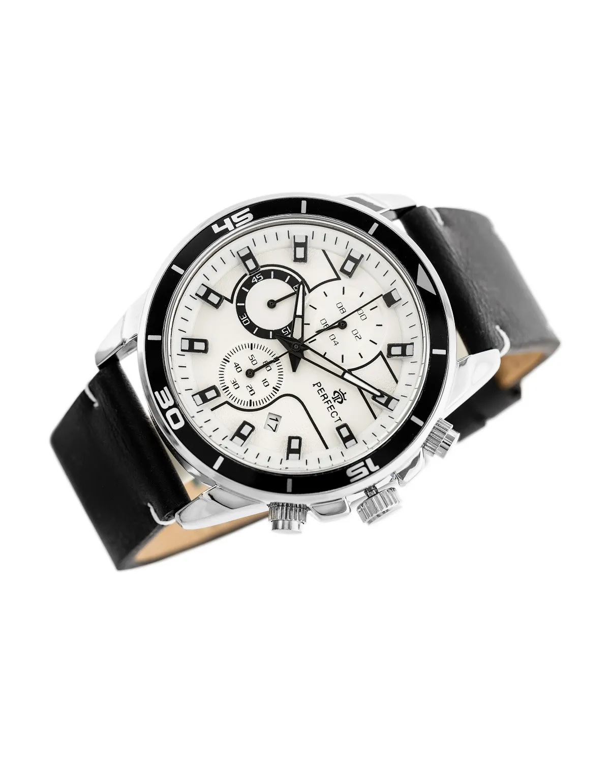 ZEGAREK MĘSKI PERFECT CH02L - CHRONOGRAF (zp351a) + BOX