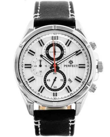 ZEGAREK MĘSKI PERFECT CH03L - CHRONOGRAF (zp352a) + BOX