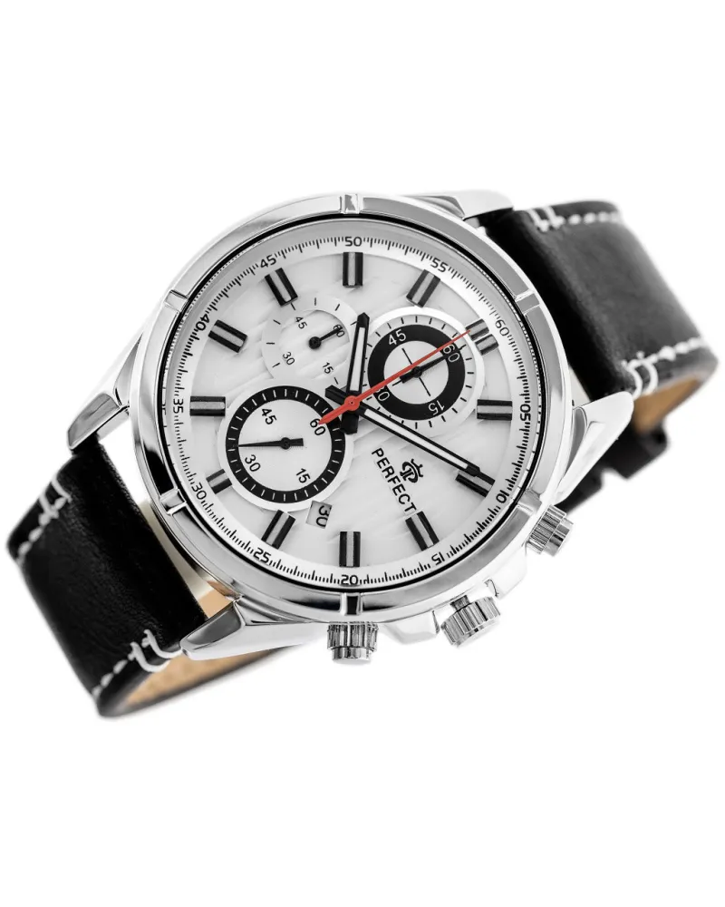 ZEGAREK MĘSKI PERFECT CH03L - CHRONOGRAF (zp352a) + BOX