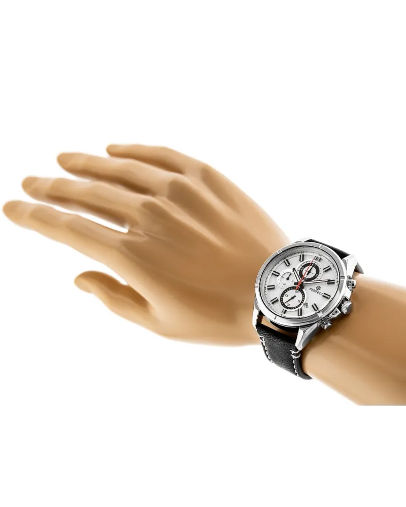 ZEGAREK MĘSKI PERFECT CH03L - CHRONOGRAF (zp352a) + BOX