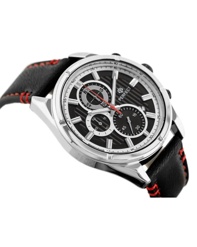 ZEGAREK MĘSKI PERFECT CH03L - CHRONOGRAF (zp352b) + BOX ZEGAREK MĘSKI PERFECT CH03L - CHRONOGRAF (zp352b) + BOX