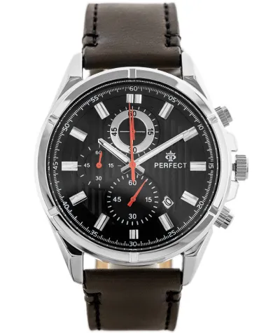 ZEGAREK MĘSKI PERFECT CH03L - CHRONOGRAF (zp352c) + BOX