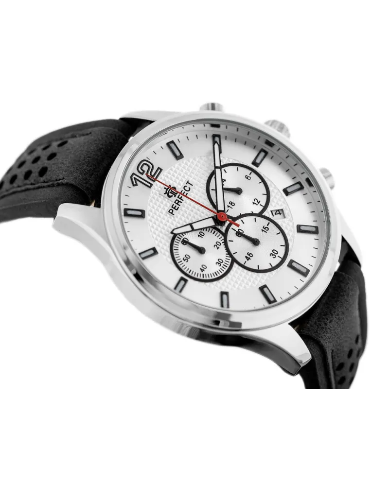ZEGAREK MĘSKI PERFECT CH01L - CHRONOGRAF (zp354a) + BOX