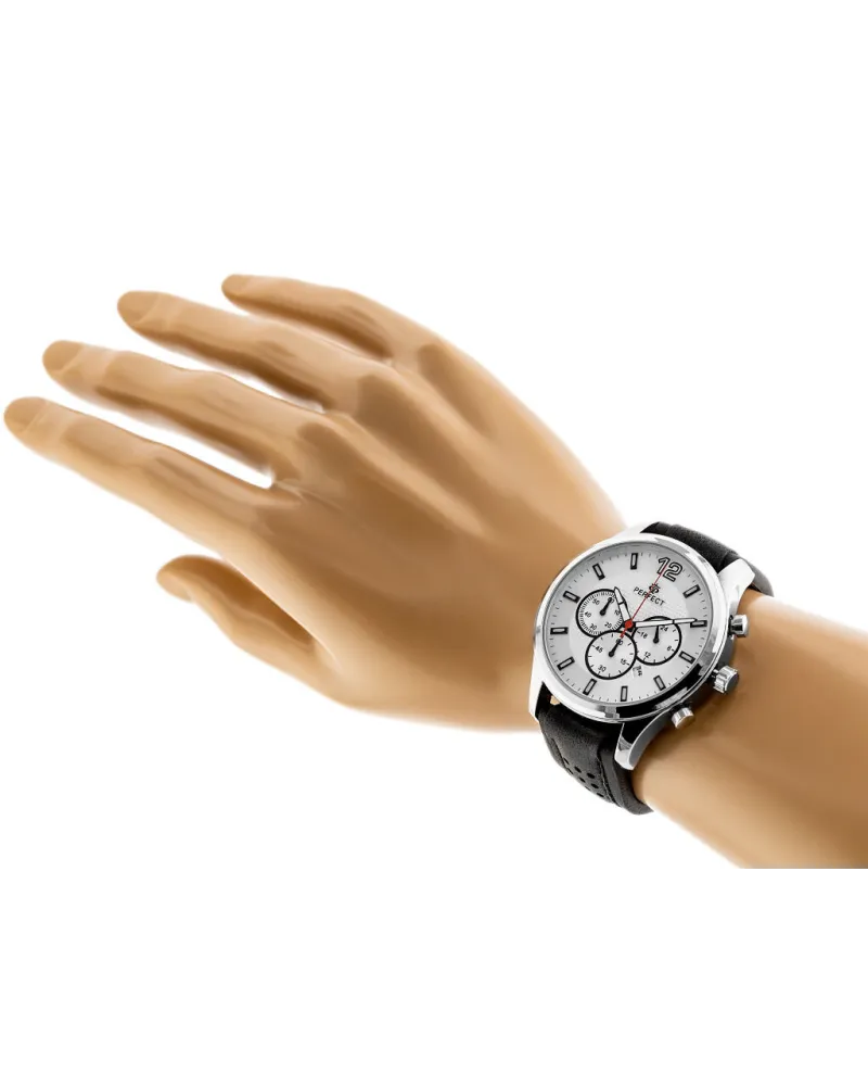 ZEGAREK MĘSKI PERFECT CH01L - CHRONOGRAF (zp354a) + BOX