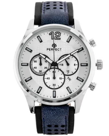 ZEGAREK MĘSKI PERFECT CH01L - CHRONOGRAF (zp354b) + BOX