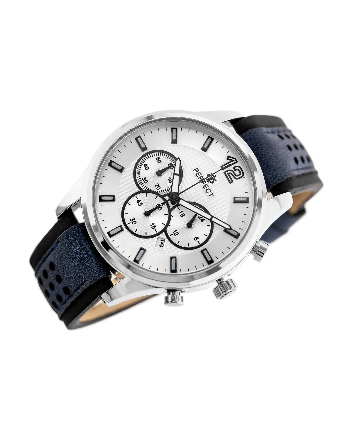 ZEGAREK MĘSKI PERFECT CH01L - CHRONOGRAF (zp354b) + BOX