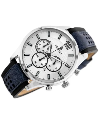 ZEGAREK MĘSKI PERFECT CH01L - CHRONOGRAF (zp354b) + BOX