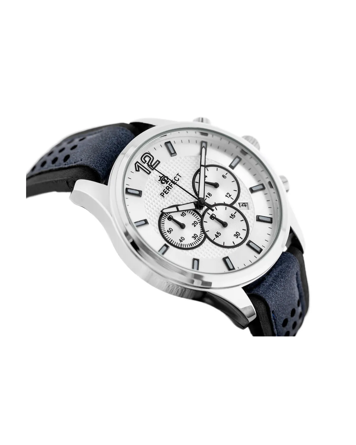 ZEGAREK MĘSKI PERFECT CH01L - CHRONOGRAF (zp354b) + BOX