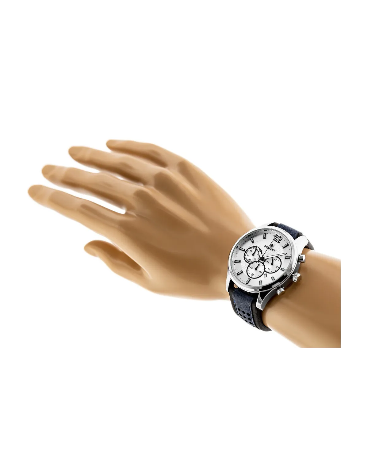 ZEGAREK MĘSKI PERFECT CH01L - CHRONOGRAF (zp354b) + BOX