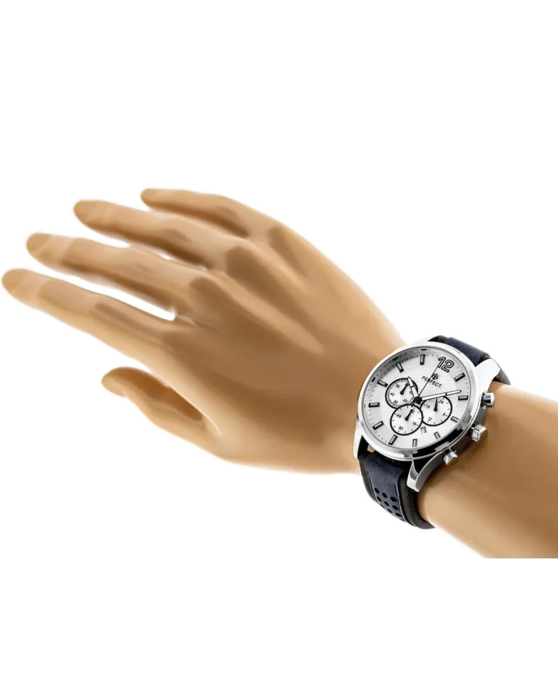 ZEGAREK MĘSKI PERFECT CH01L - CHRONOGRAF (zp354b) + BOX