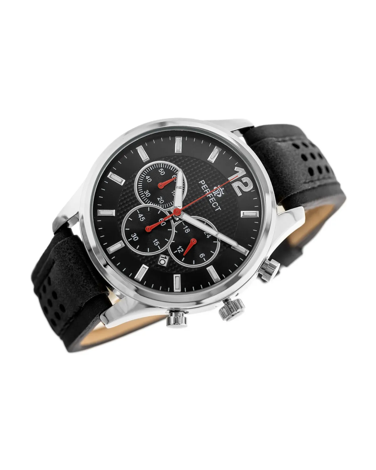 ZEGAREK MĘSKI PERFECT CH01L - CHRONOGRAF (zp354d) + BOX