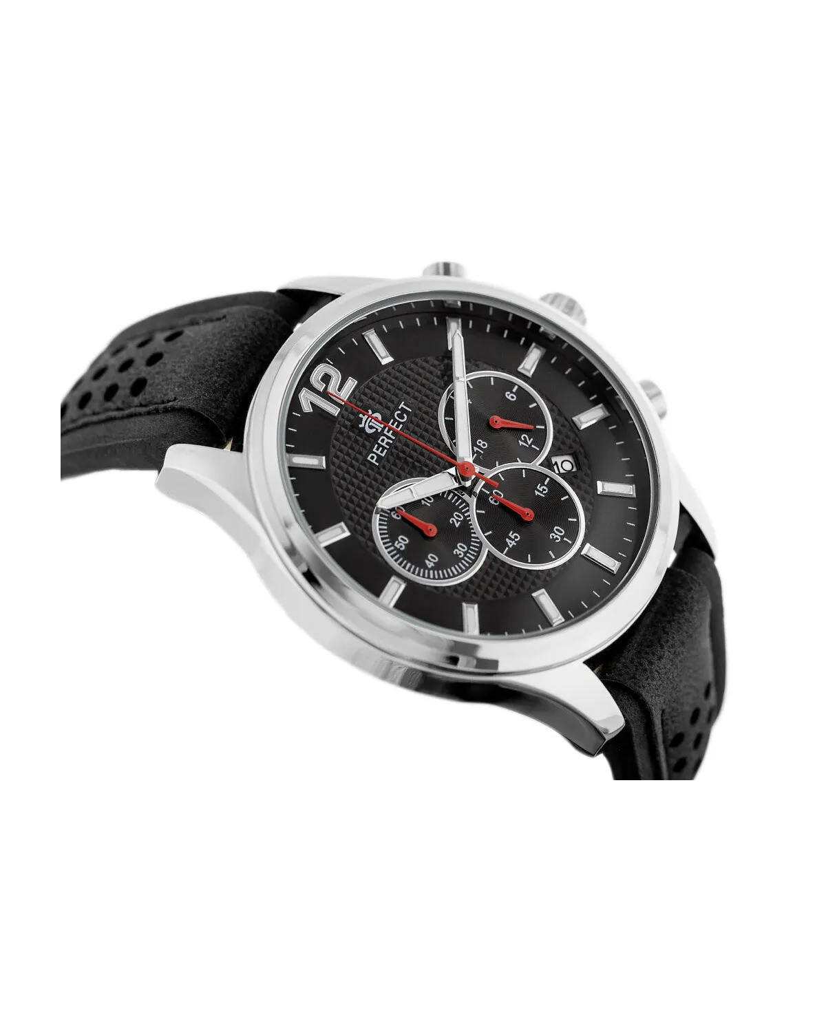 ZEGAREK MĘSKI PERFECT CH01L - CHRONOGRAF (zp354d) + BOX