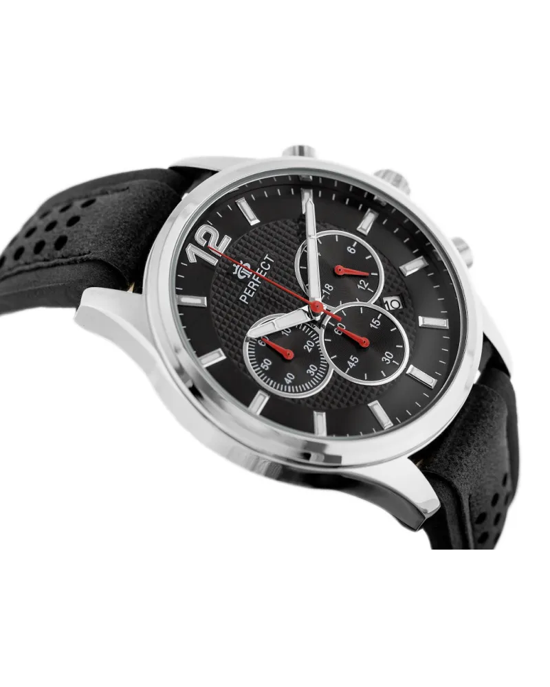 ZEGAREK MĘSKI PERFECT CH01L - CHRONOGRAF (zp354d) + BOX