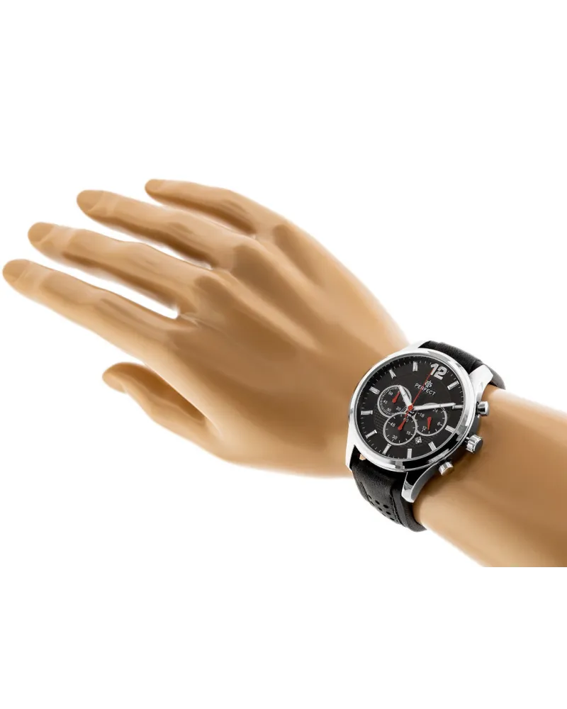 ZEGAREK MĘSKI PERFECT CH01L - CHRONOGRAF (zp354d) + BOX