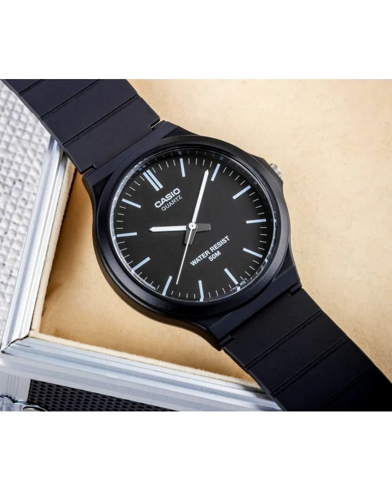 ZEGAREK MĘSKI CASIO MW-240-1E (zd166b) - KLASYKA + BOX