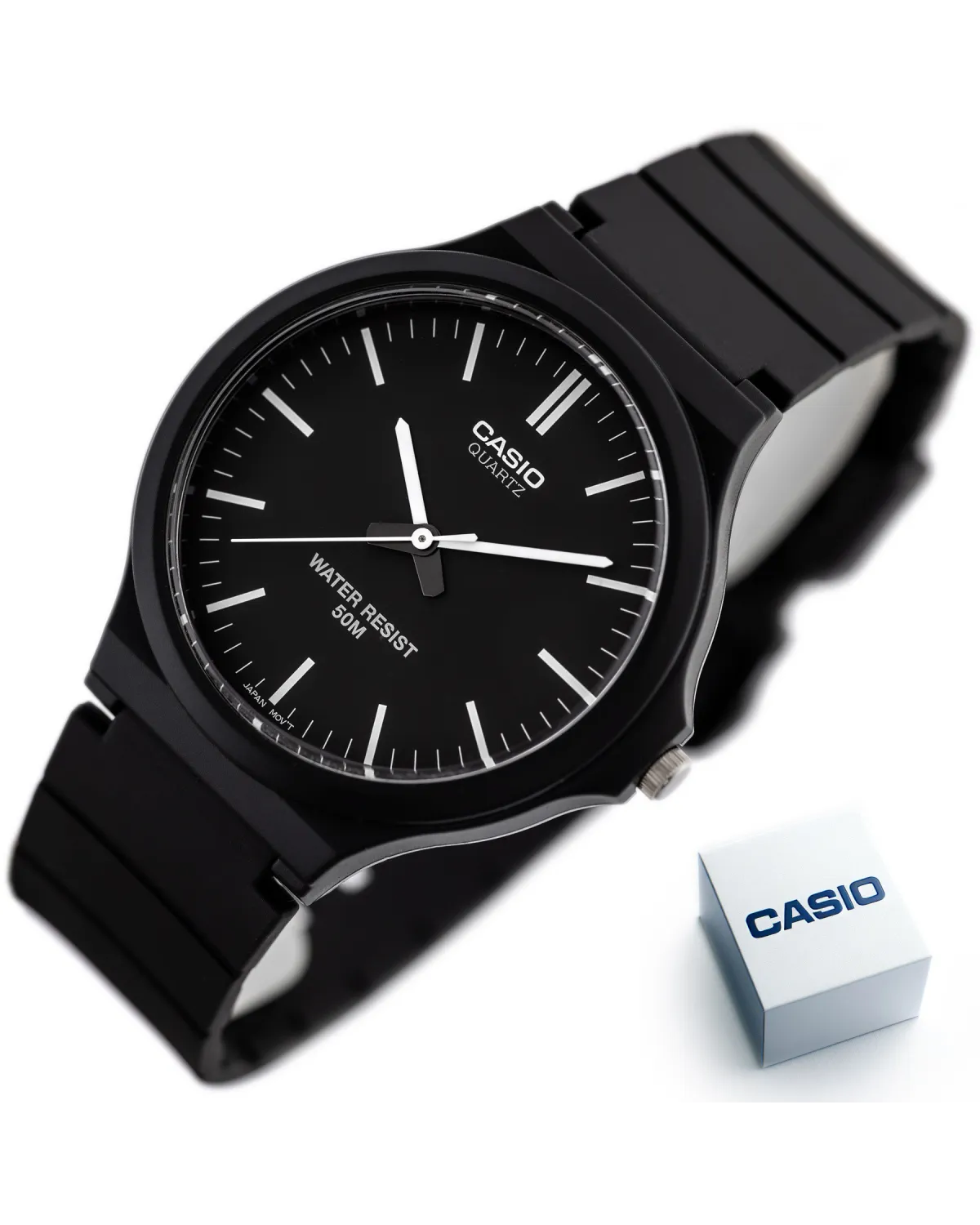 ZEGAREK MĘSKI CASIO MW-240-1E (zd166b) - KLASYKA + BOX
