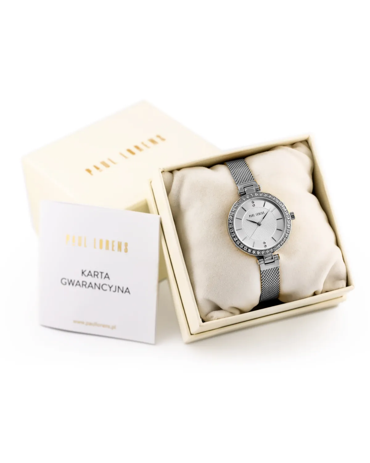 ZEGAREK DAMSKI PAUL LORENS -   PL10995B-3C1 (zg546b) + BOX