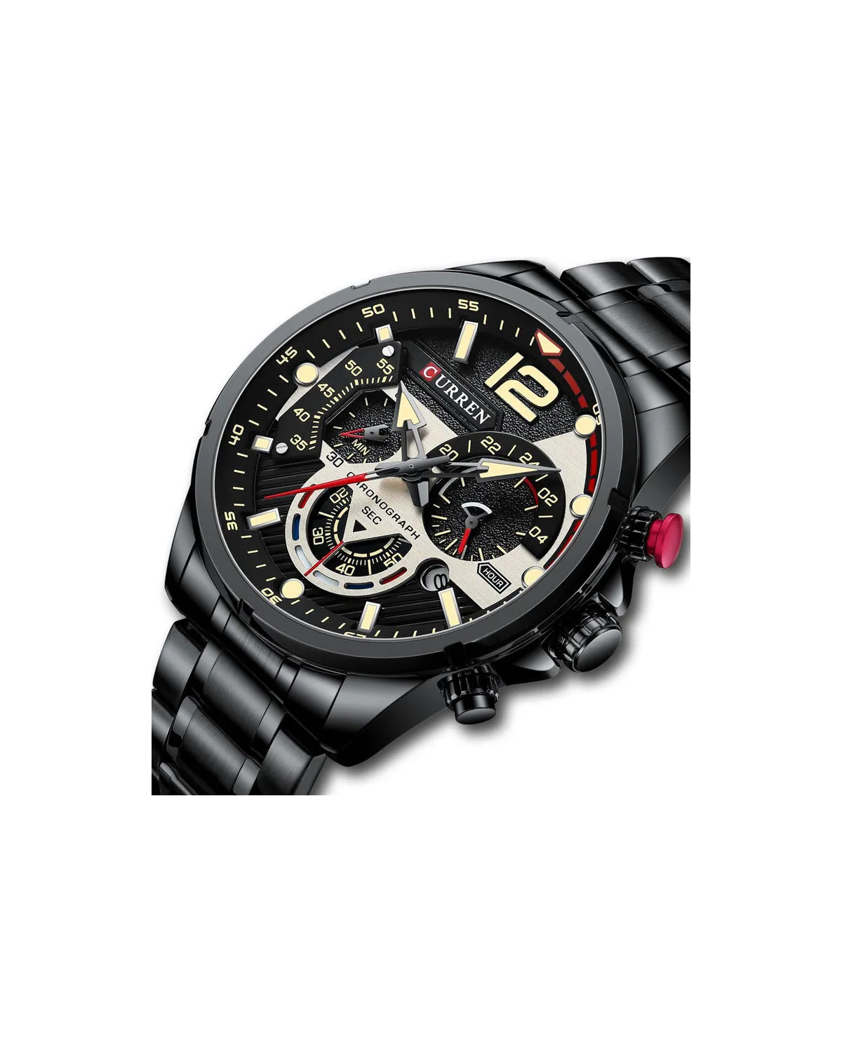 ZEGAREK MĘSKI CURREN 8395 (zc019b) - CHRONOGRAF
