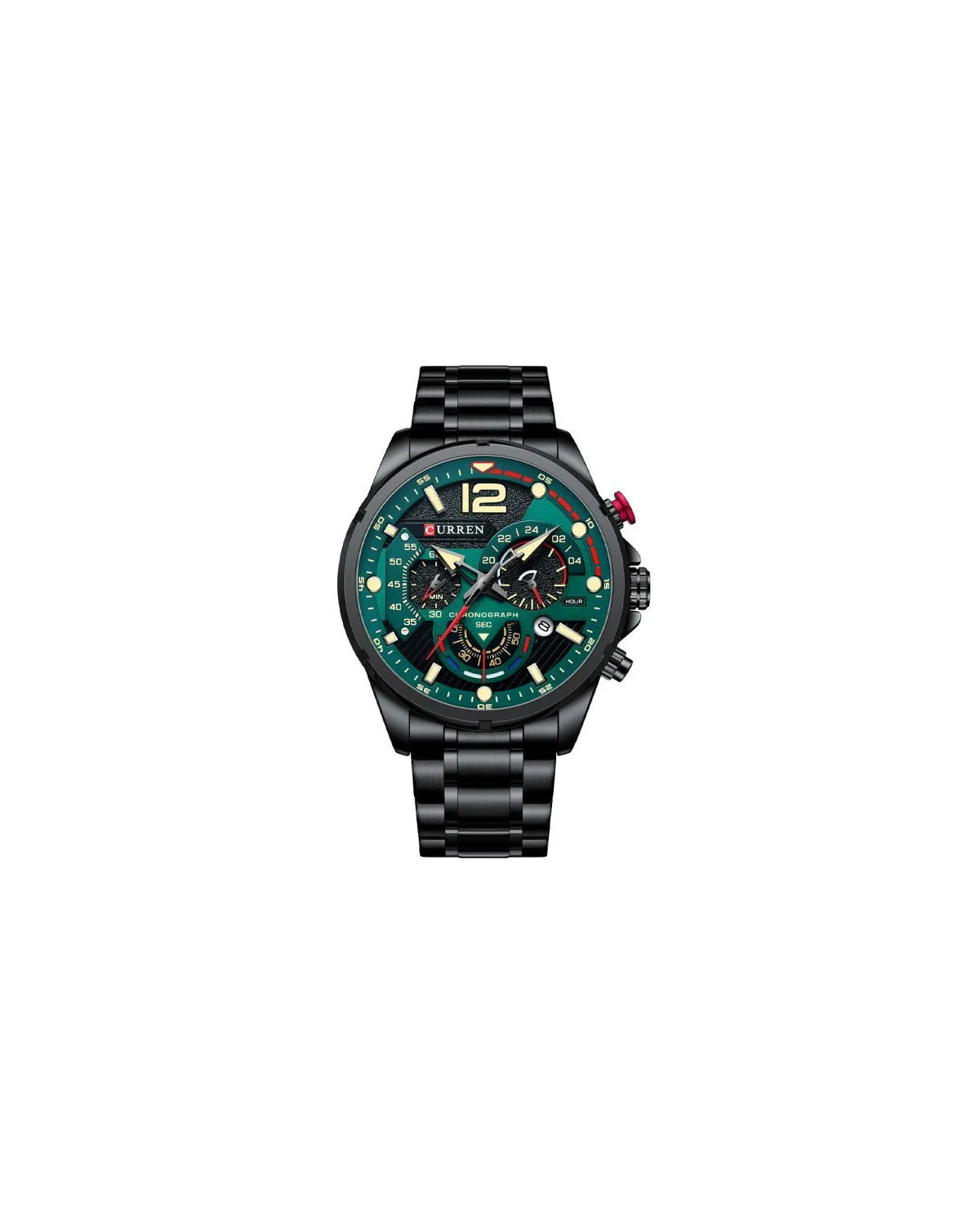 ZEGAREK MĘSKI CURREN 8395 (zc019c) - CHRONOGRAF