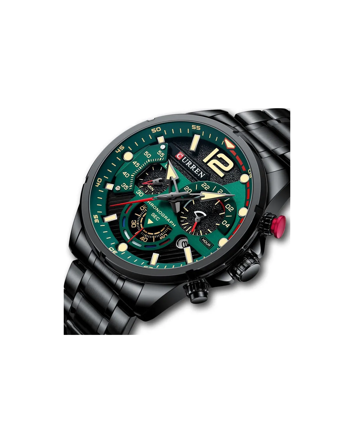 ZEGAREK MĘSKI CURREN 8395 (zc019c) - CHRONOGRAF