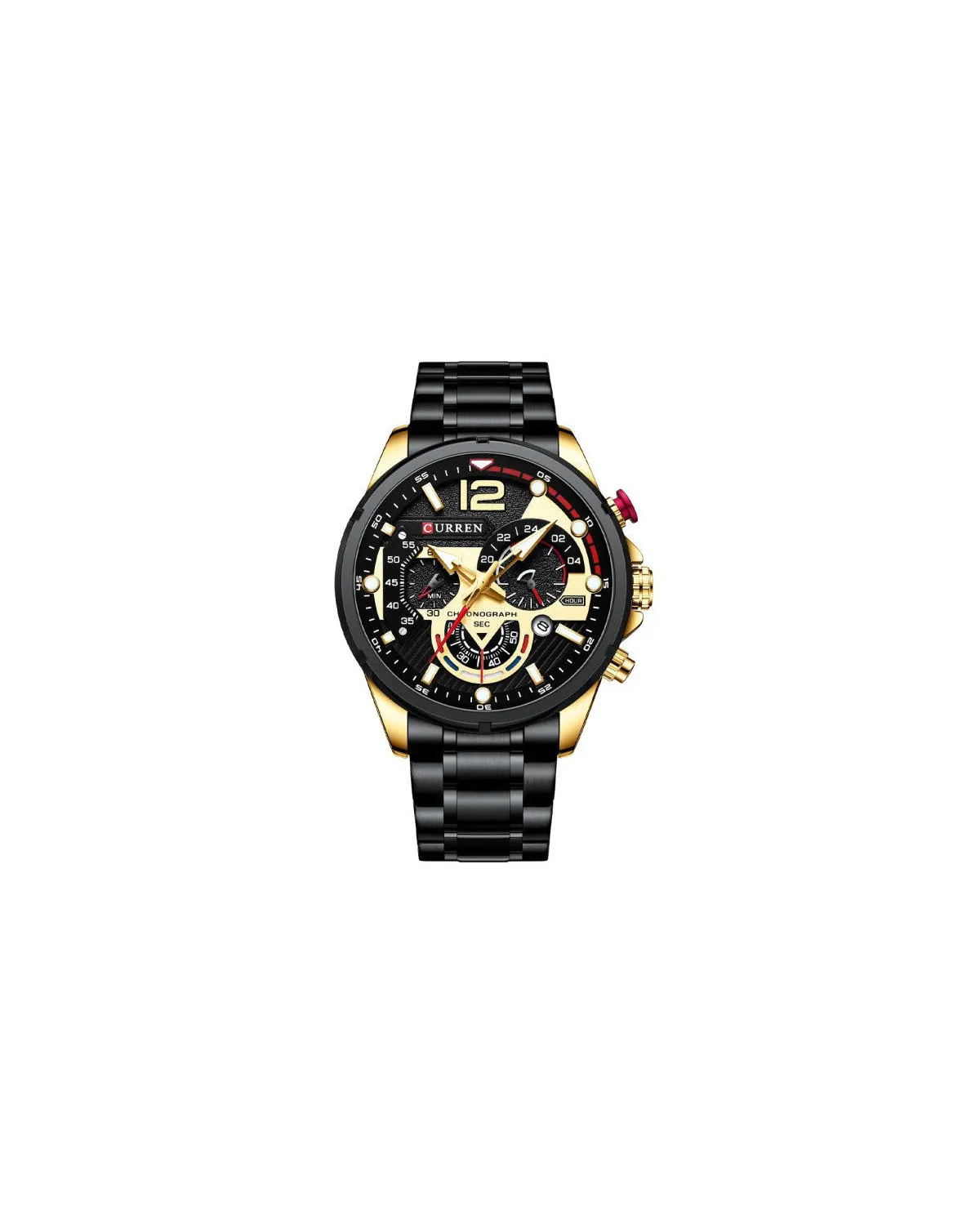 ZEGAREK MĘSKI CURREN 8395 (zc019d) - CHRONOGRAF