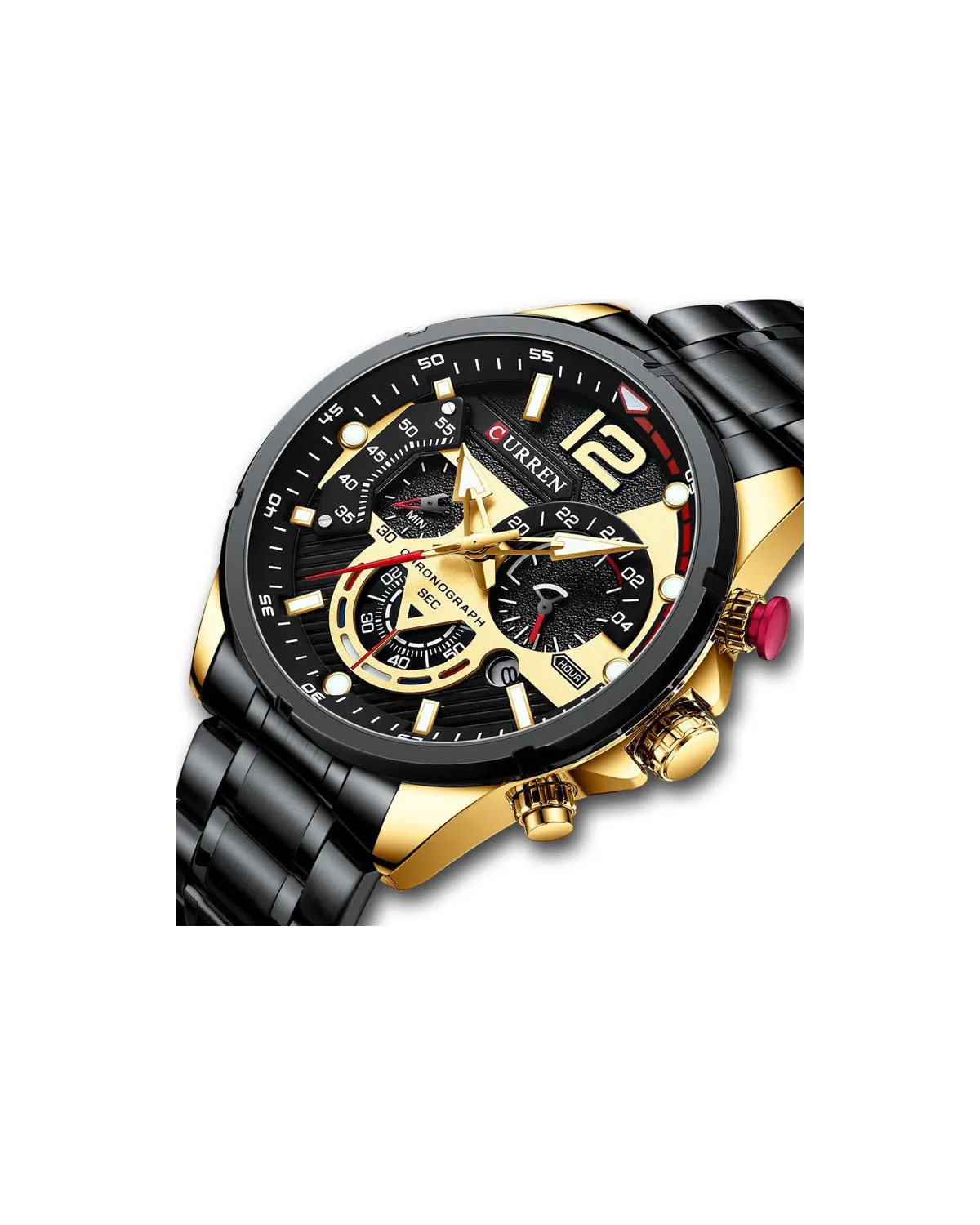 ZEGAREK MĘSKI CURREN 8395 (zc019d) - CHRONOGRAF