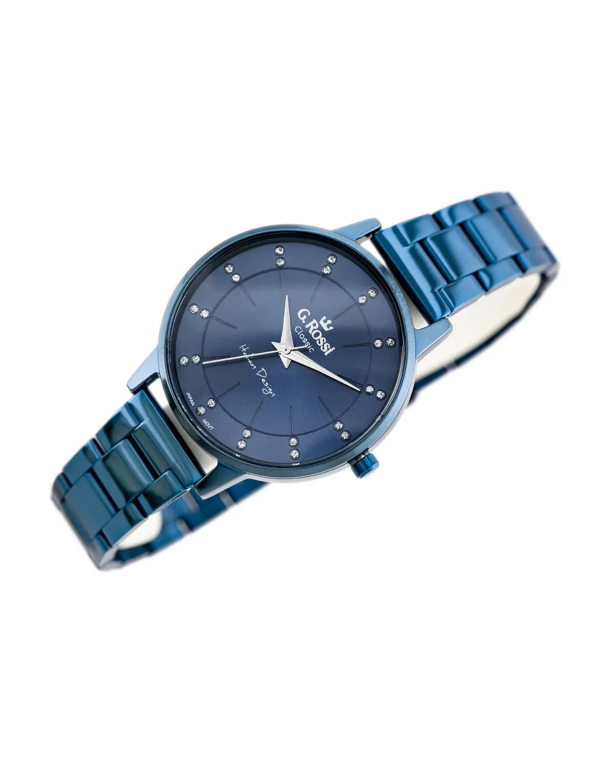 ZEGAREK G. ROSSI - C11715B-6F1 (zg777e) blue + BOX